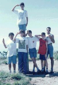 Minha primeira atividade no 33GEAr Padre Vermin, como Instrutor da Tropa Escoteira I, no Pico da Tijuca em 1993